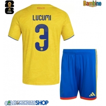 Maglie da calcio Colombia Jhon Lucumi #3 Prima Maglia Bambino Mondiali 2026  Manica Corta (+ Pantaloni corti)